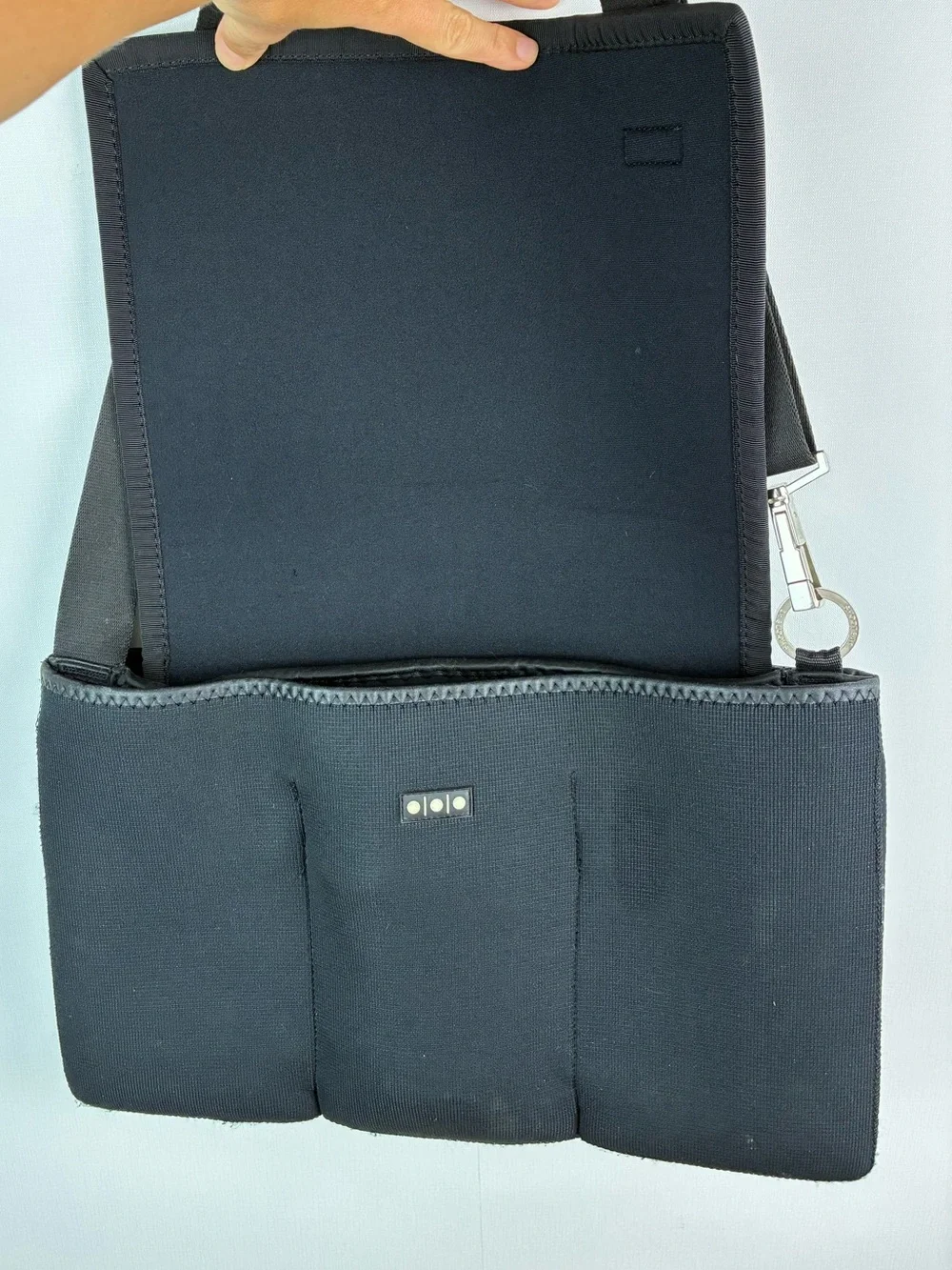 Shootsac Professional Camera Lens Crossbody Shoulder Bag Black Neoprene